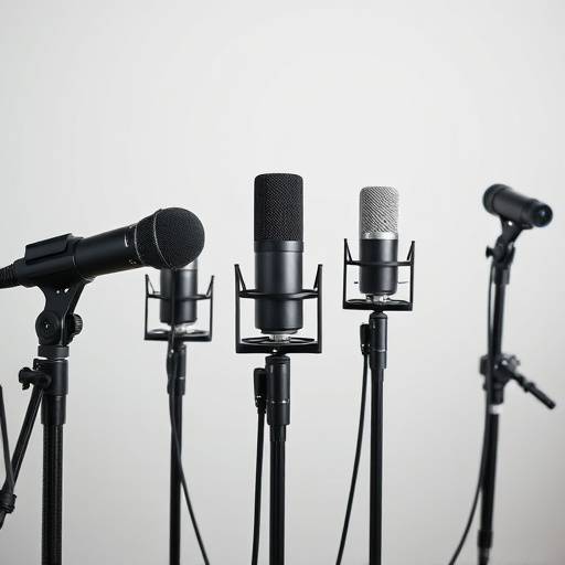 Micrófonos profesionales para grabación de sonido